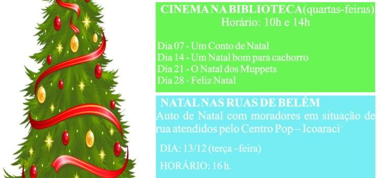 Programação Natal na Biblioteca. Programação Natal na Biblioteca.