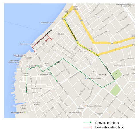 mapa ver o peso
