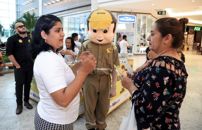 Campanha de Conscientização no Trânsito.