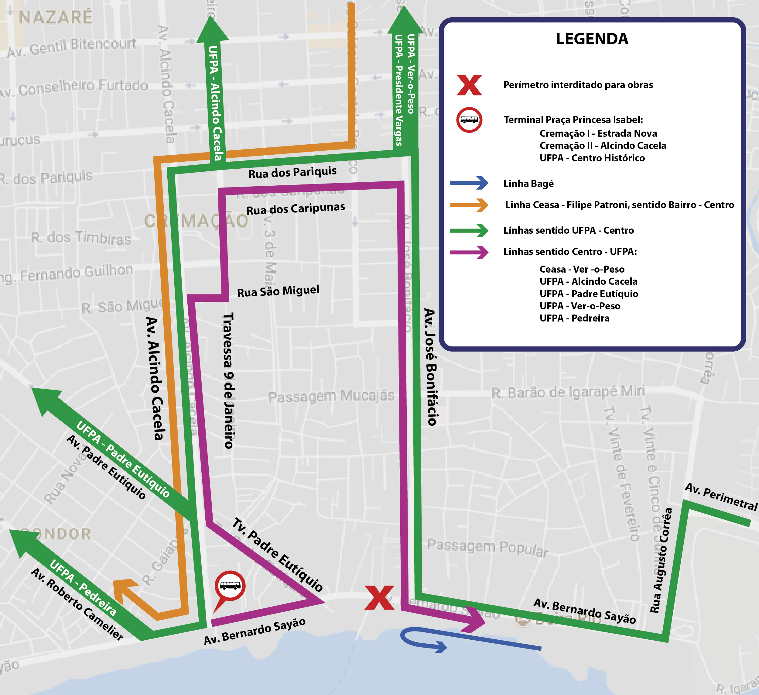 Mapa - Bernardo Sayão 13.09-07